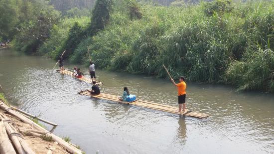 bamboo raft